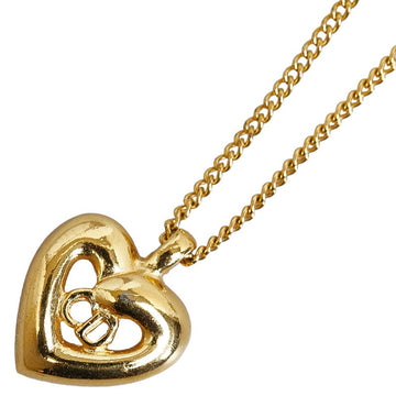 Dior CD logo heart necklace g maquette ladies Dior