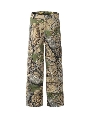 Makersluxe Retro Outdoor Camo Cargo Pants