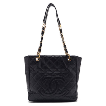 Chanel Matrasse PST Double-Chintot Caviar S Black  Shoulder Bag Mini Shoulder Bag  Bag Hybrid ? Ship? Himalan Bookstore Online