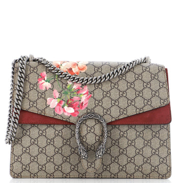 Dionysus Bag Blooms Print GG Coated Canvas Medium