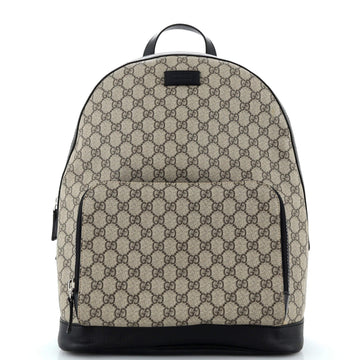 Zip Pocket Backpack GG Coated Canvas Medium