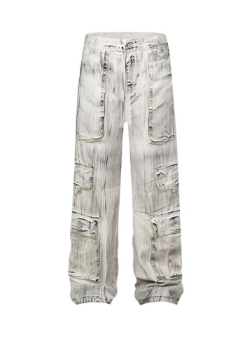 Makersluxe Multi Pocket Cargo Jeans