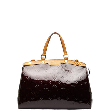 Louis Vuitton Monogram Verney Blair MM Handbag M91690 Rouge Forest Wine Red Patent Leather  Louis Vuitton