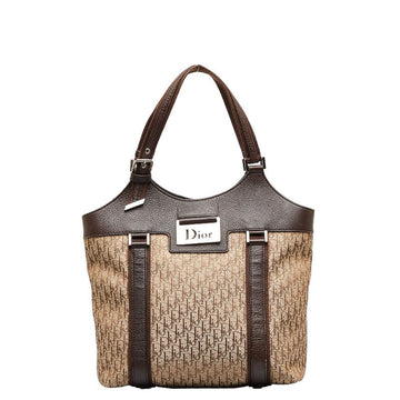 Dior Trotter Street handbag toast bag beige brown canvas leather ladies Dior
