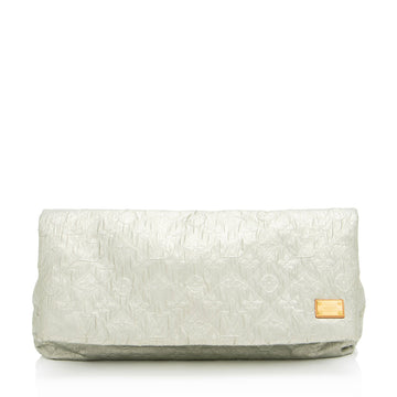Louis Vuitton Limited Edition Monogram Limelight GM Clutch