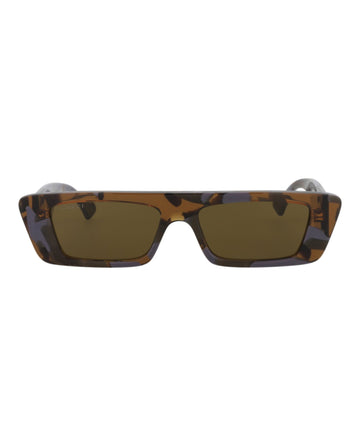 Square-Frame Recycled Acetate Sunglasses