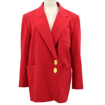 Christian Dior logo-embroidered wrap blazer #L