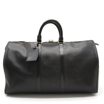 Louis Vuitton Louis Vuitton Louis Vuitton Epi Keippoor 45 Boston Bag Travel Bag Black Black Black Black M59062