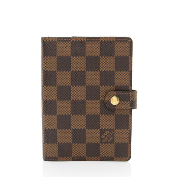Louis Vuitton Vintage Damier Ebene Small Ring Agenda Cover