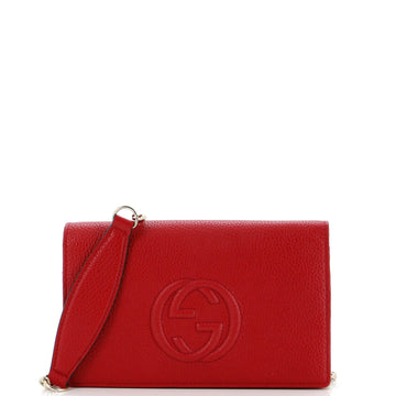 Soho Wallet on Chain Leather
