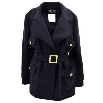 Chanel Jacket Navy 94A #42