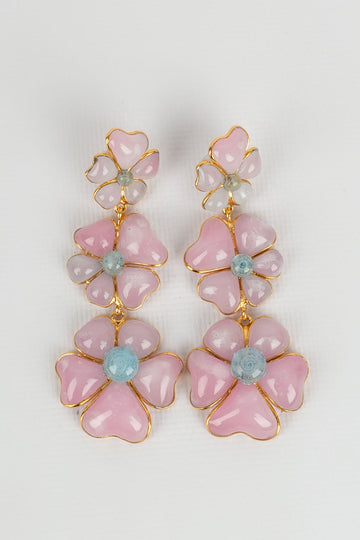 Boucles d'oreilles fleurs Augustine