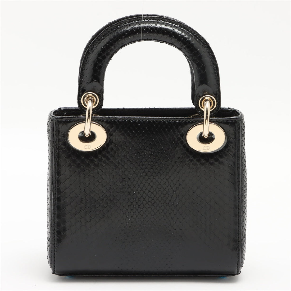 Christian Dior  Dior Python 2WAY Shoulder Bag Black