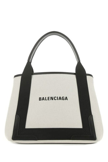 Balenciaga Woman Two-Tone Canvas Handbag