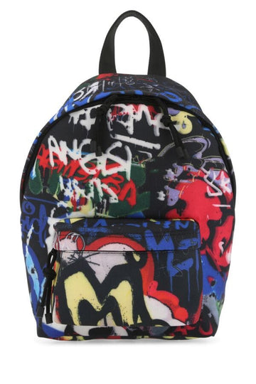 Vetements Unisex Printed Nylon Mini Grafiti Backpack