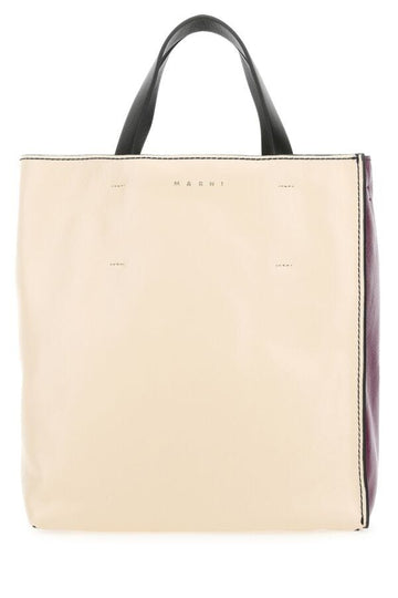 Marni Woman Multicolor Leather Museo Soft Handbag