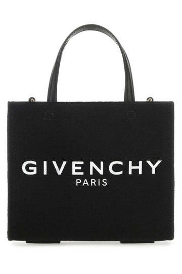 Givenchy Woman Black Canvas G-Tote Handbag