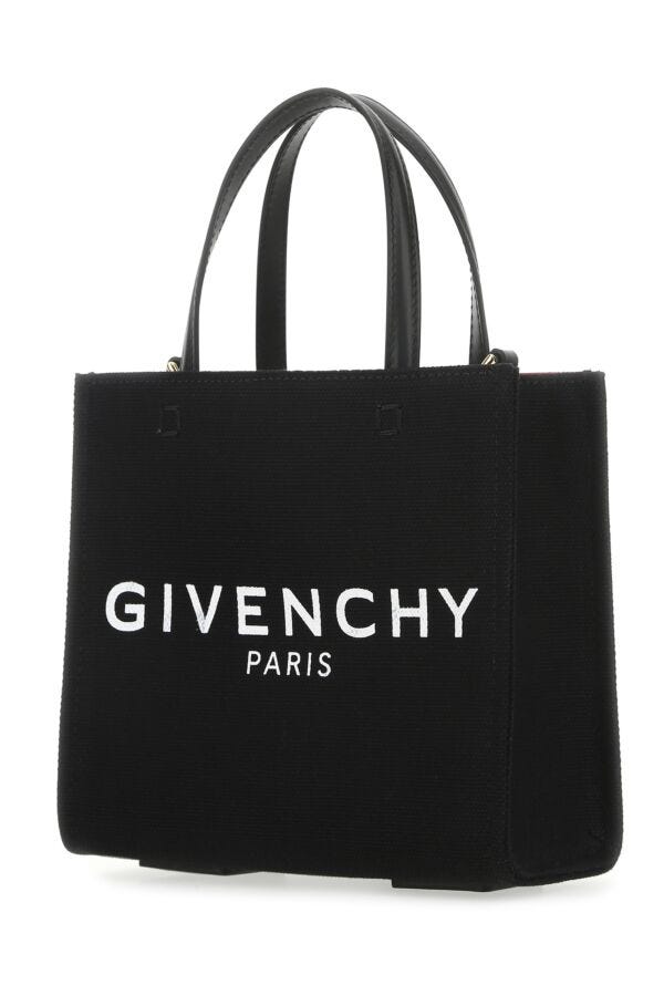 Givenchy Woman Black Canvas G-Tote Handbag