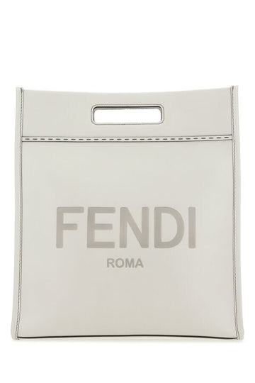 Fendi Man Ice Leather Shopping Bag