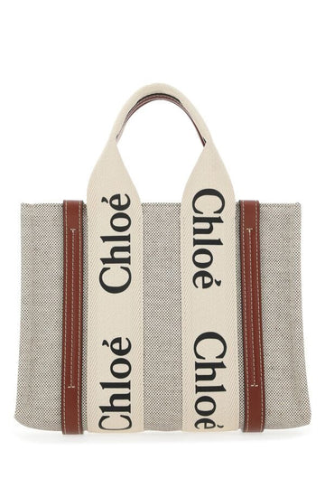 Chloe Woman Multicolor Fabric Small Woody Shopping Bag