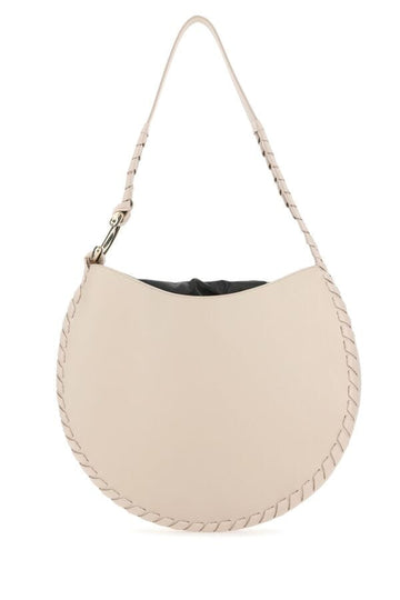 Chloe Woman Ivory Leather Large Mate Shoulder Bag