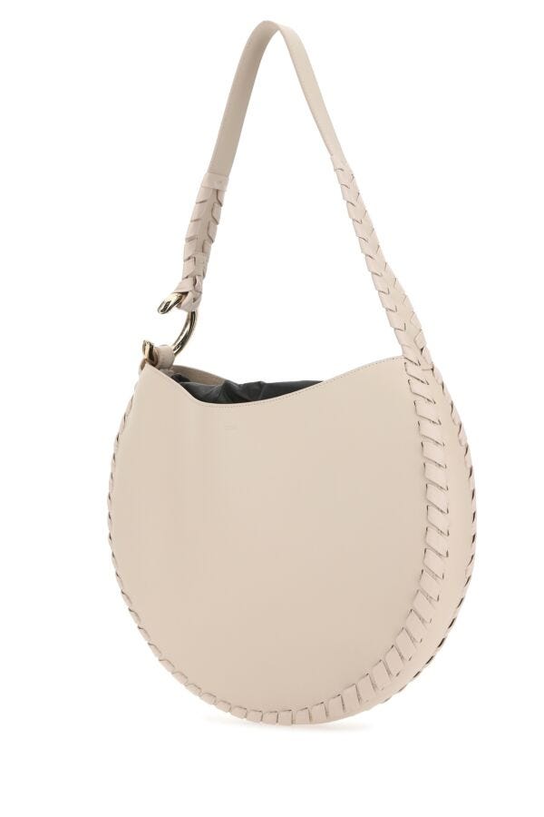 Chloe Woman Ivory Leather Large Mate Shoulder Bag