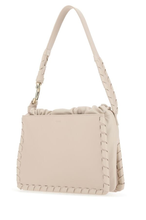 Chloe Woman Powder Pink Leather Mate Shoulder Bag