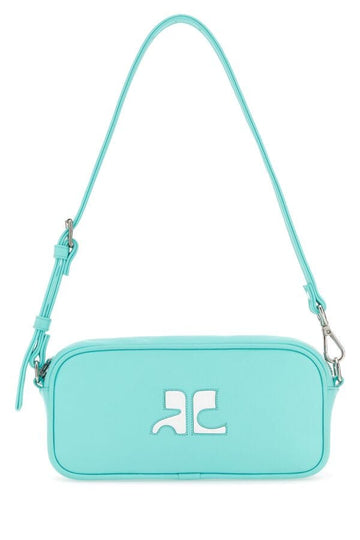 Courreges Woman Tiffany Leather Shoulder Bag