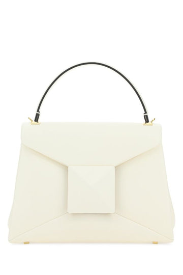 Valentino Garavani Woman Ivory Nappa Leather One Stud Handbag
