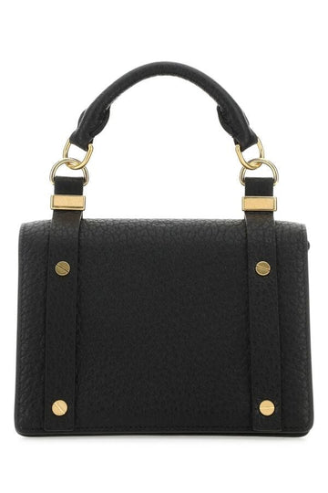 Chloe Woman Black Leather Small Ora Handbag