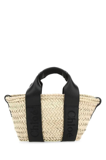 Chloe Woman Small Sense Raffia Handbag