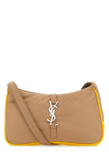 Saint Laurent Man Cappuccino Econylâ® Le 5 à 7 Shoulder Bag