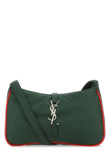 Saint Laurent Man Dark Green Econylâ® Le 5 À 7 Shoulder Bag