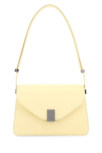 Lanvin Woman Pastel Yellow Leather Concerto Shoulder Bag