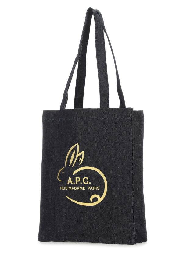 A.P.C. Unisex Denim Shopping Bag