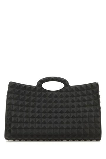 Valentino Garavani Man Black Rubber Le Troisiã¨Me Shopping Bag