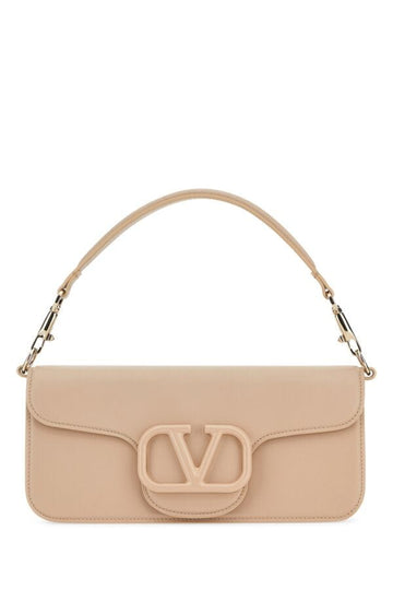 Valentino Garavani Woman Light Pink Leather Locã² Handbag