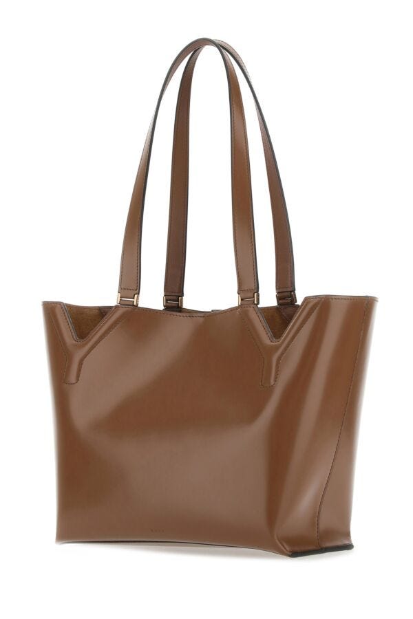 Boyy Woman Brown Leather Yy West Shoulder Bag