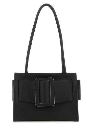 Boyy Woman Black Leather Bobby 23 Soft Handbag
