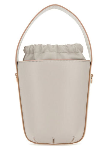 Chloe Woman Light Pink Leather Bucket Bag