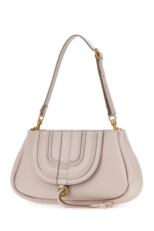 Chloe Woman Light Pink Leather Marcie Clutch