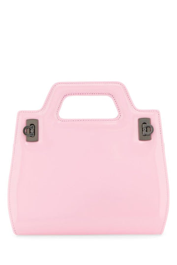 Salvatore Ferragamo Woman Pink Leather Mini Wanda Handbag
