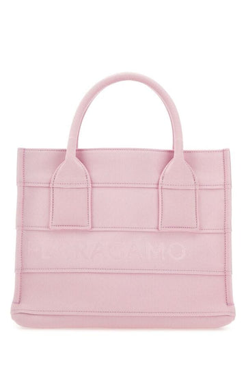 Salvatore Ferragamo Woman Pink Fabric Beach S Handbag