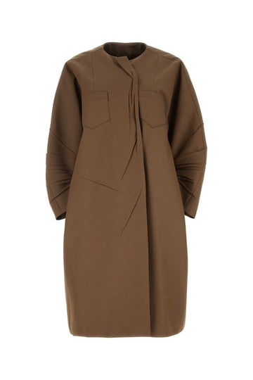 PRADA Tailored Gabardine Overcoat for Women