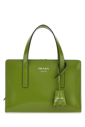 PRADA Mini Leather Re-Edition Handbag - 22 cm x 15 cm x 7.5 cm