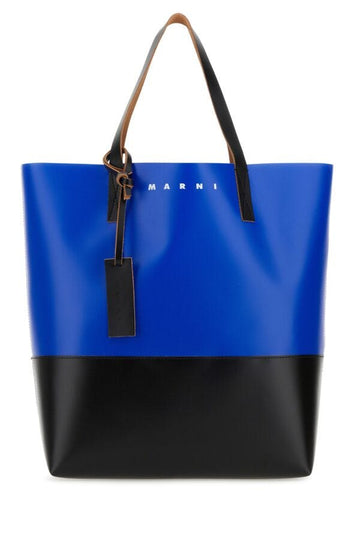 Marni Man Two-Tone Pvc Tribeca Shopping Bag