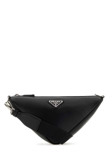 PRADA Mini Leather Triangle Crossbody Handbag