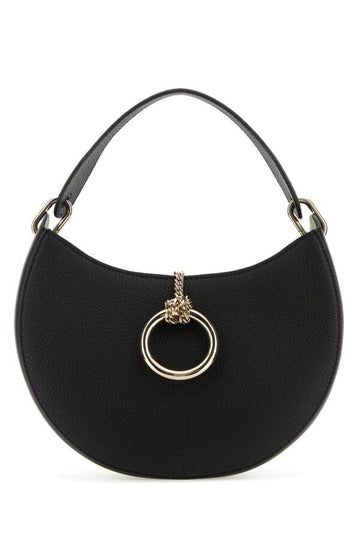 Chloe Woman Black Leather Small Arlene Handbag