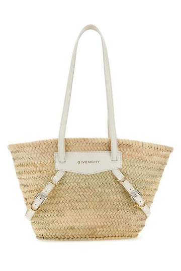 Givenchy Woman Straw Small Voyou Basket Shopping Bag
