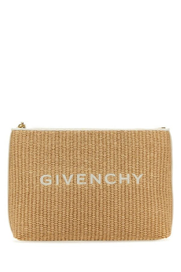 Givenchy Woman Raffia Clutch